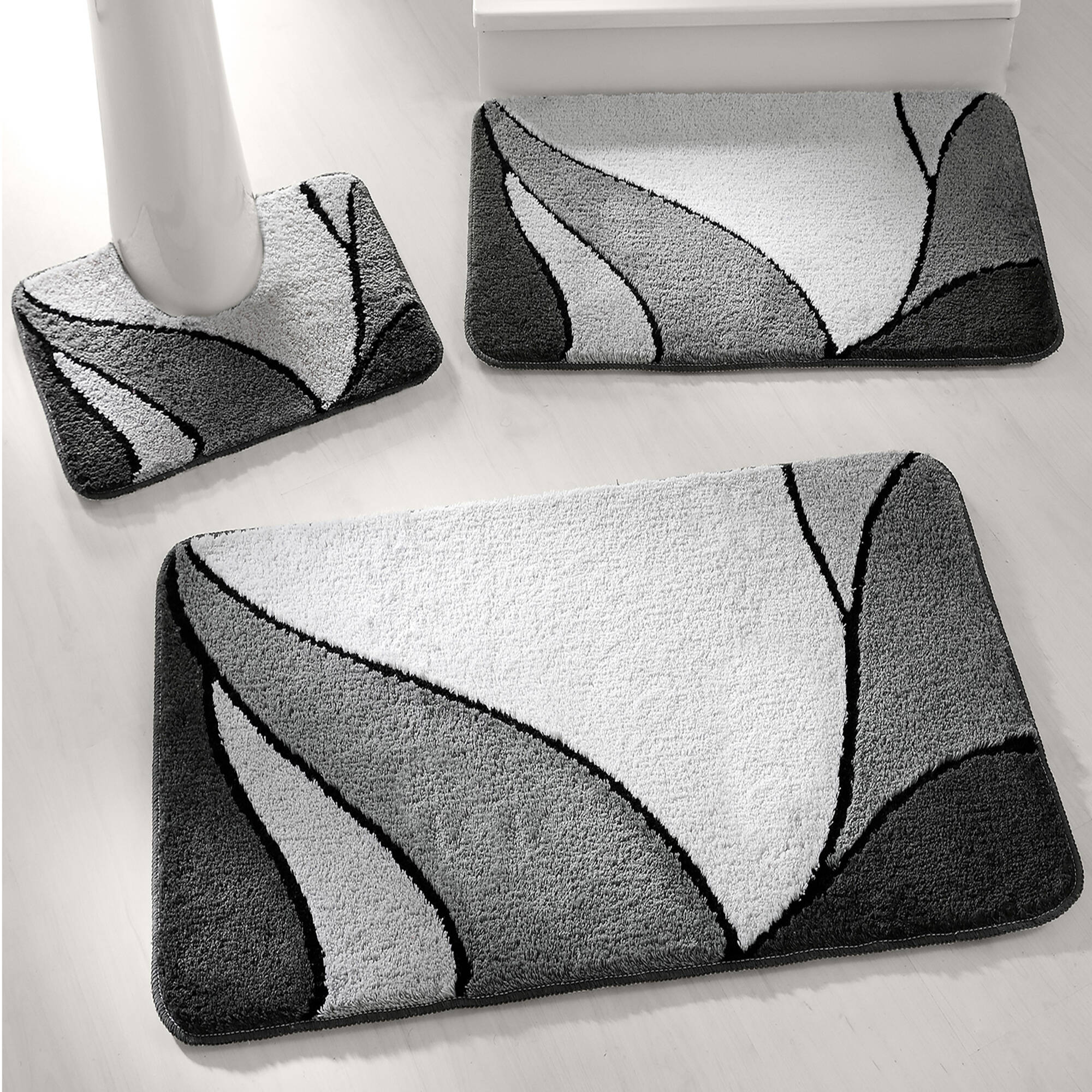 Tapis de bain motif végétal