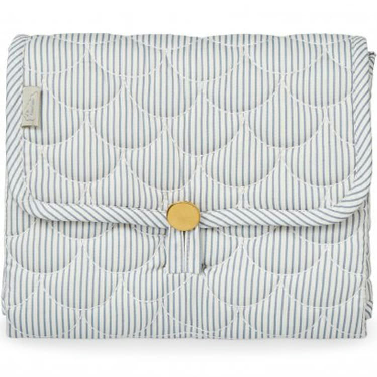 - Tapis à langer nomade Classic Stripes Blue