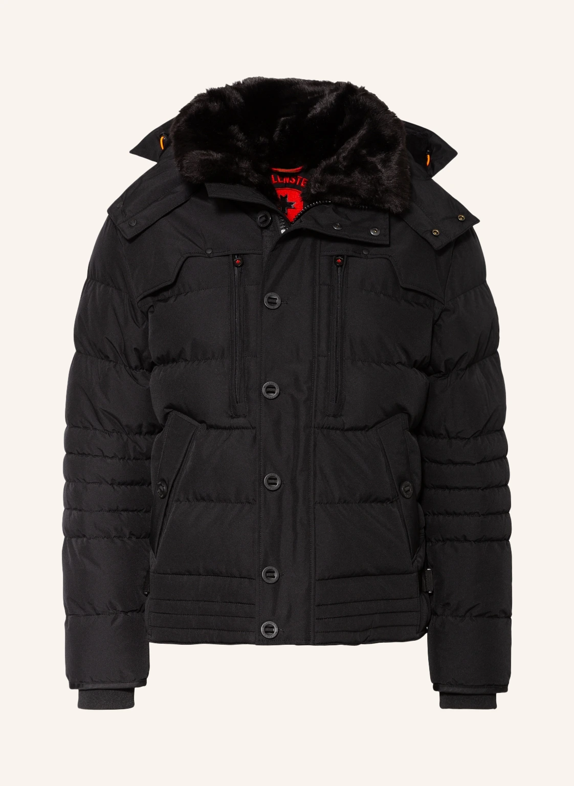 WELLENSTEYN Steppjacke STARSTREAM mit abnehmbarer Kapuze und Kunstfellbesatz