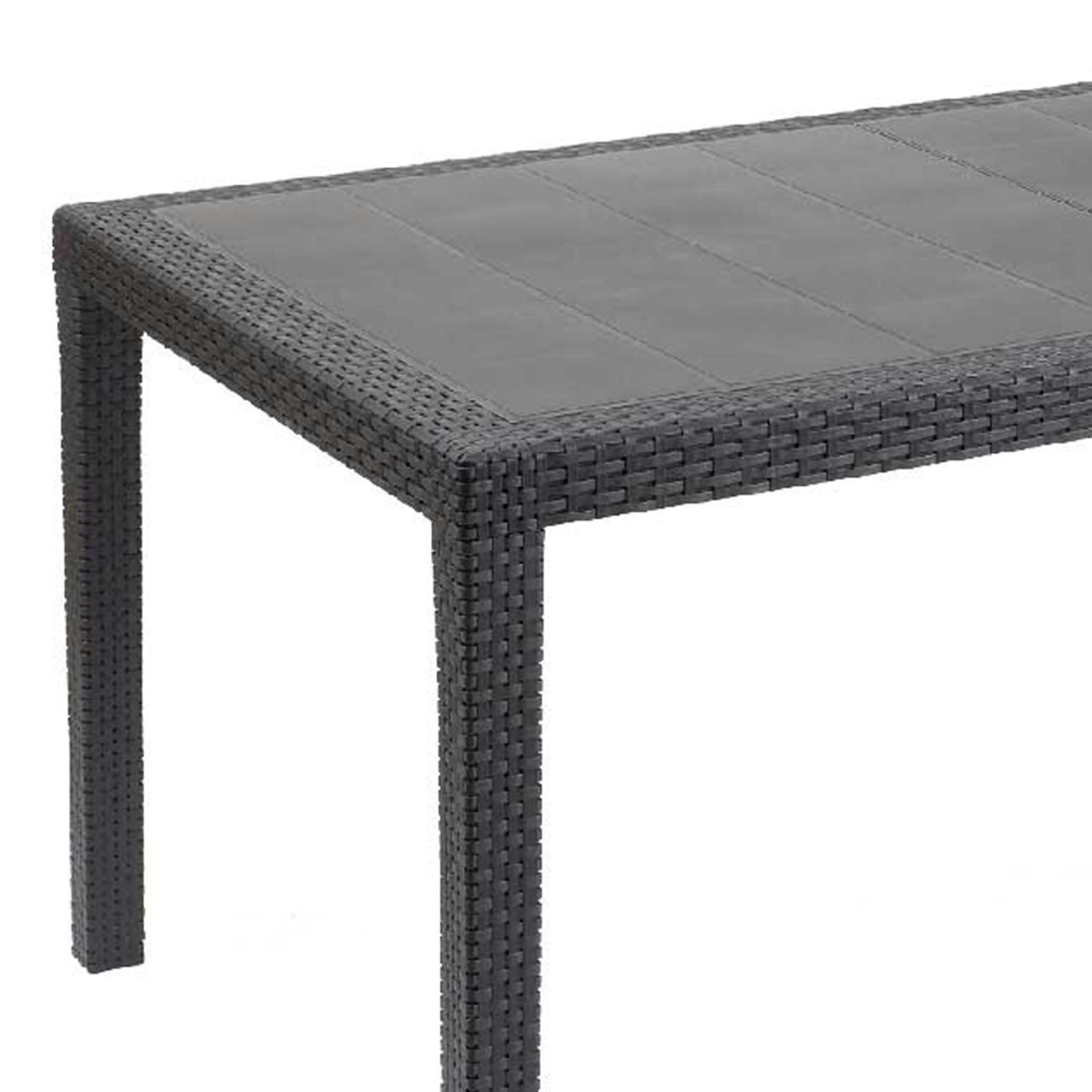 - Table de jardin anthracite L150
