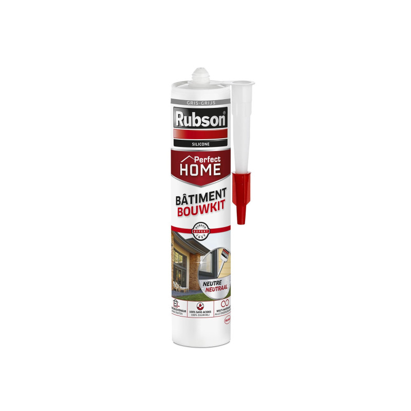 Silicone Bâtiment gris 0,28 L RUBSON