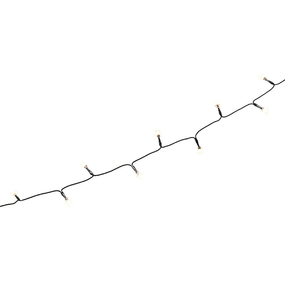 Guirlande électrique Diamants 40 Led Blanc chaud clignotant 3,9 m