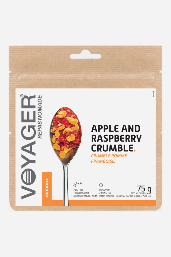 Voyager Apple And Rapsberry Crumble