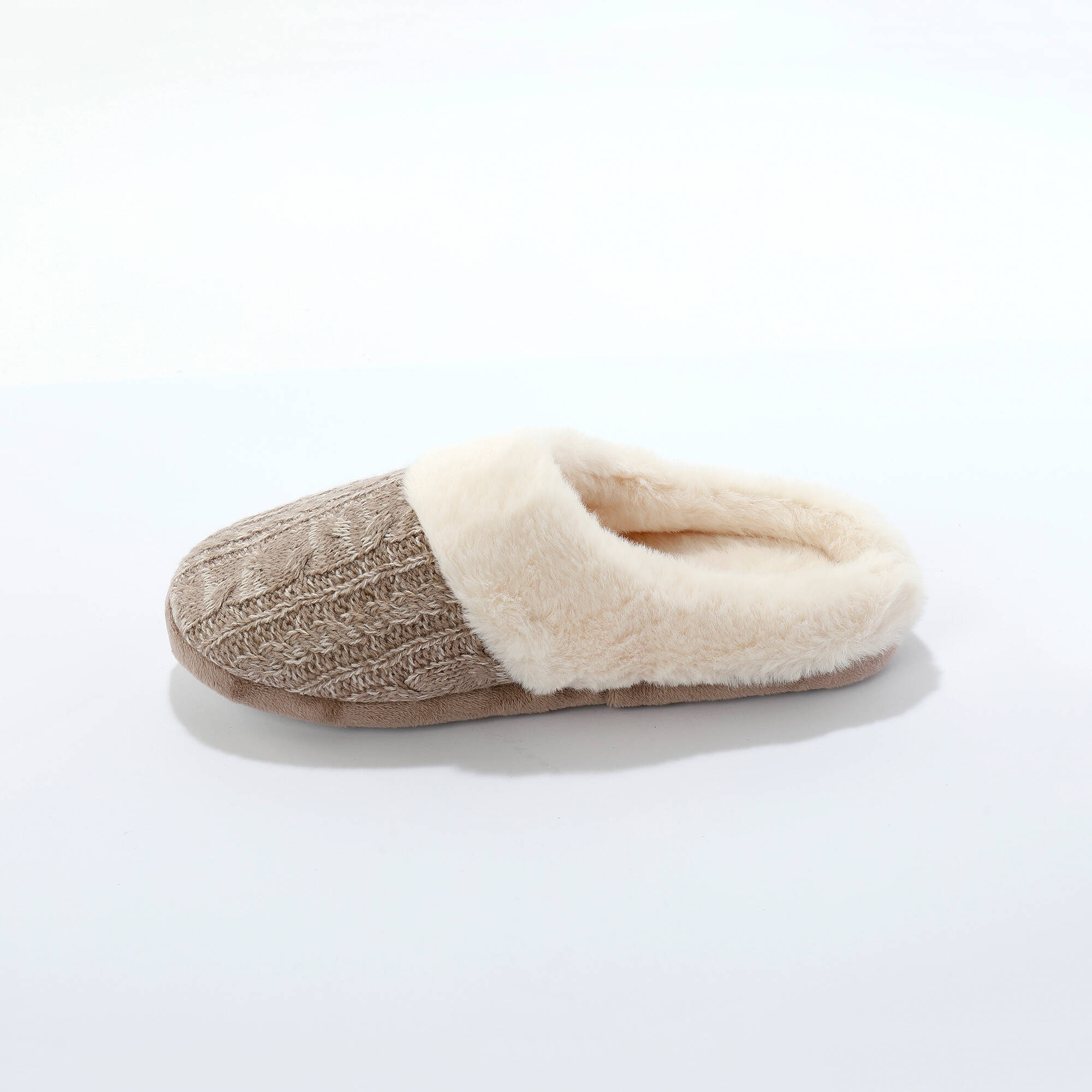 Chaussons mules tricot
