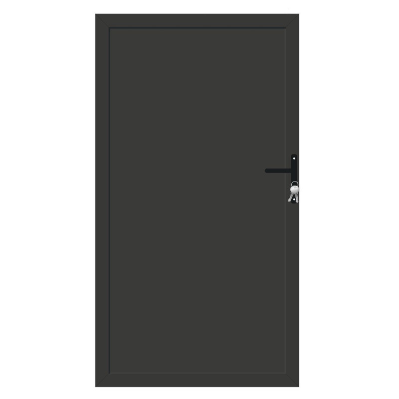 Portillon simple Firenze noir 100 x 183 cm GIARDINO