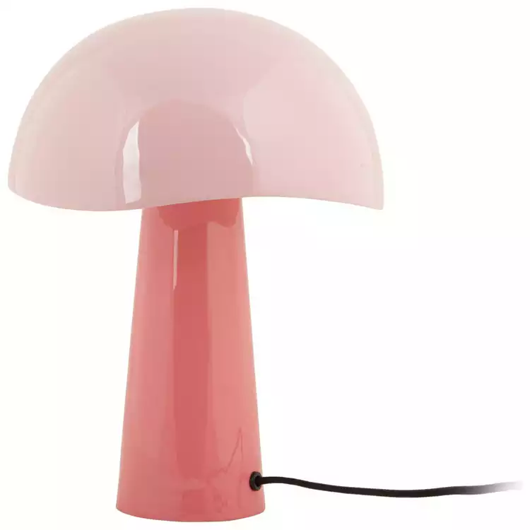 Present Time Grato Cast Iron Table Lamp - Soft Pink