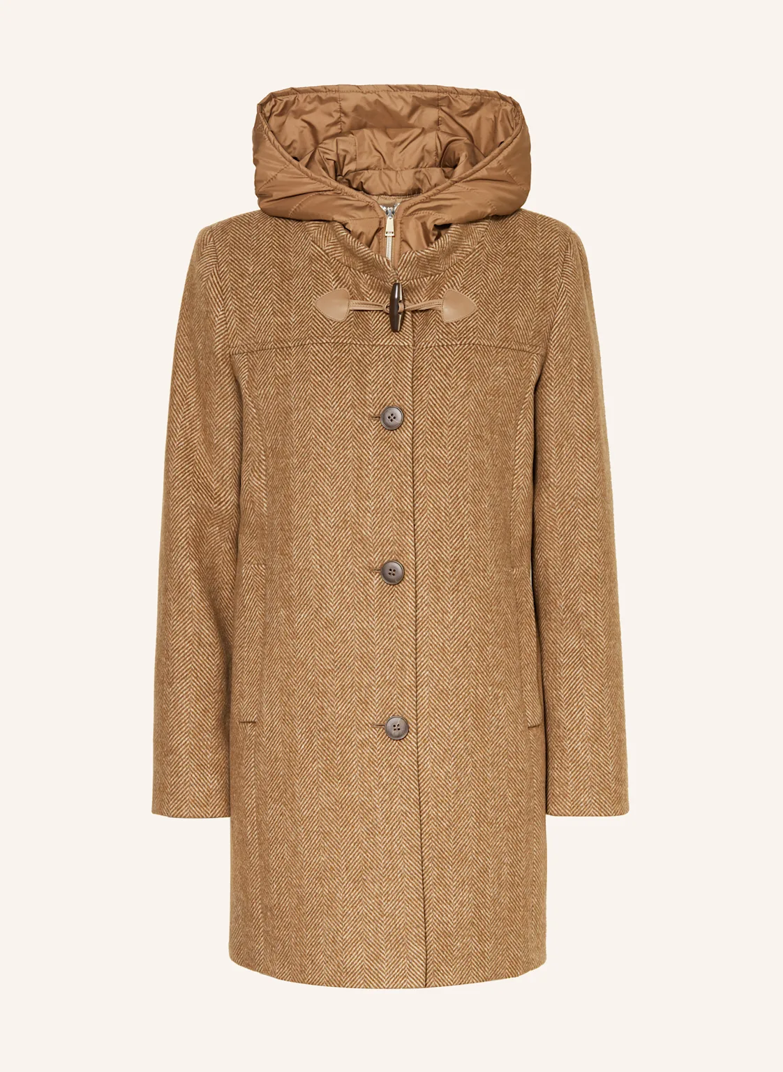 FUCHS SCHMITT Dufflecoat im Materialmix