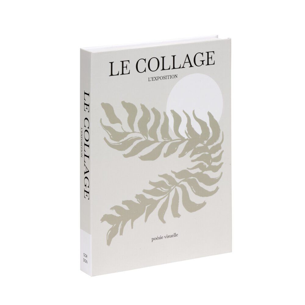 BoÎte de rangement forme livre galerie d'art 22x16,5xép3cm (2 modèles)