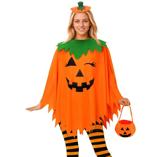 NNETM Pumpkin Costume Set Halloween Party Outfit