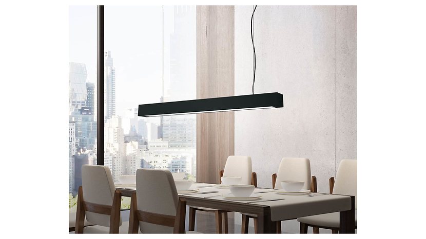 Lampa wisząca Ibros LED ze zmienną barwą światła czarna