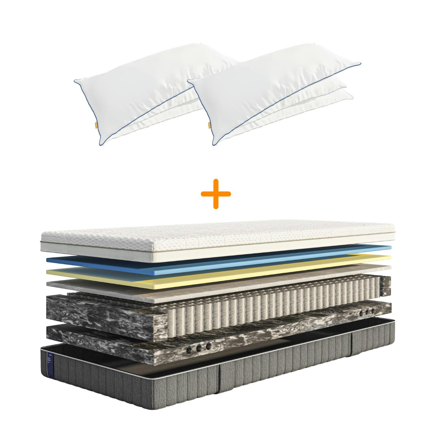 BODY ADAPT HYBRID PILLOW - Emma Deluxe | Body Adapt Hybrid 180X200 + Oreiller Nuage 60x60