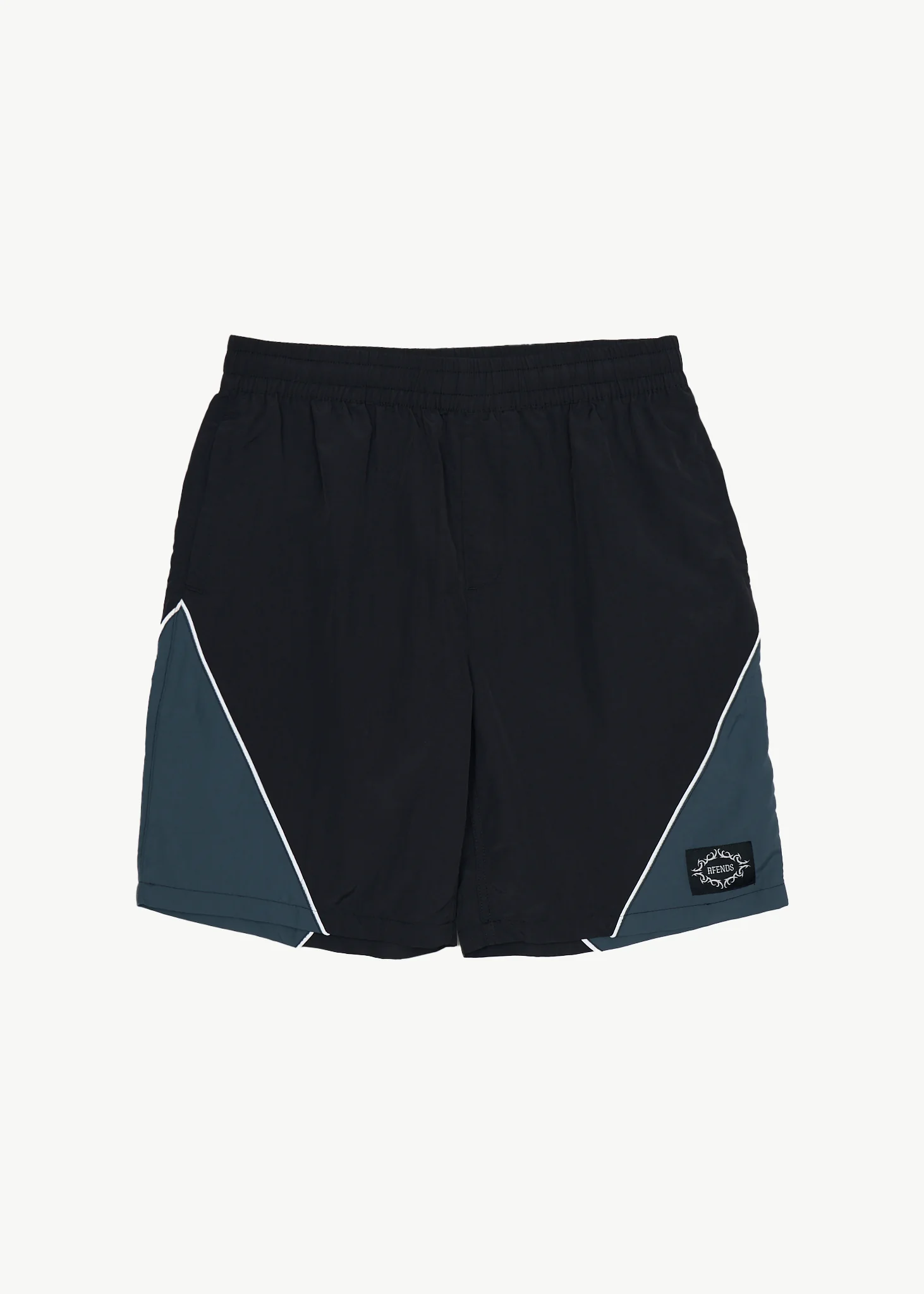 AFENDS Mens My Tribe - Panelled Short 20 - Black