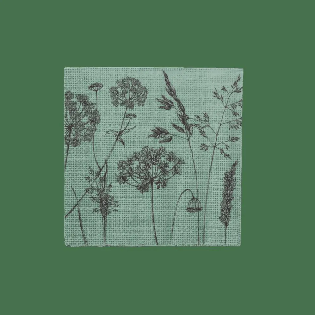 Serviettes^CASA LOLIUM GREEN Set De 20 Serviettes Vert