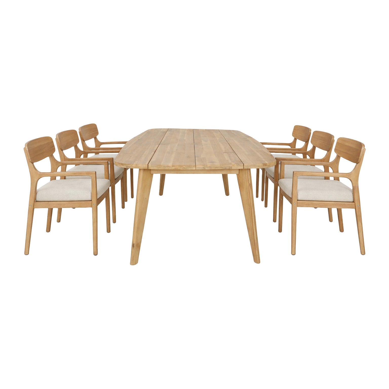 by fonQ Scandi Tuinset - Acaciahout - Beige