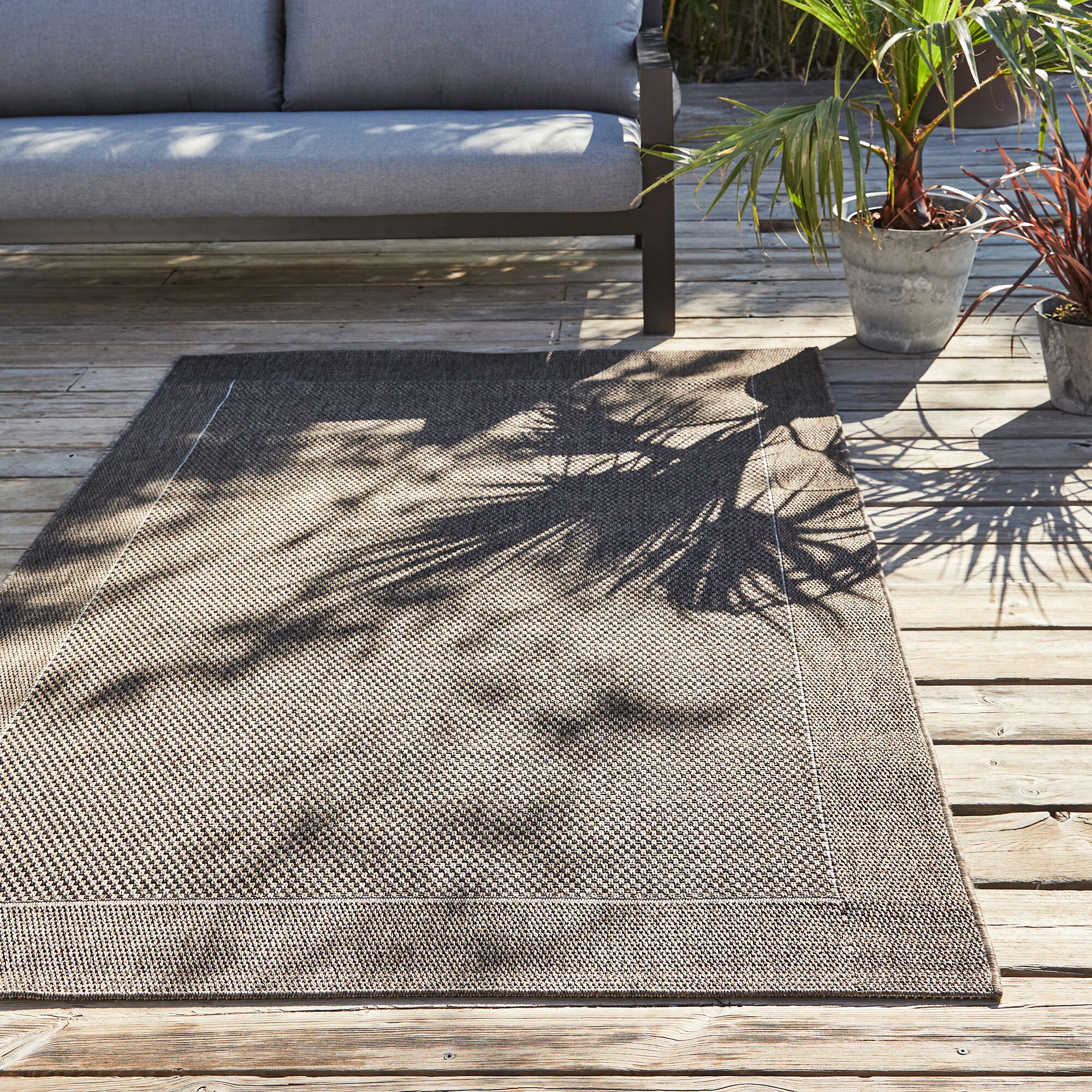 KELLY - Tapis intérieur et extérieur 160x230cm - marron