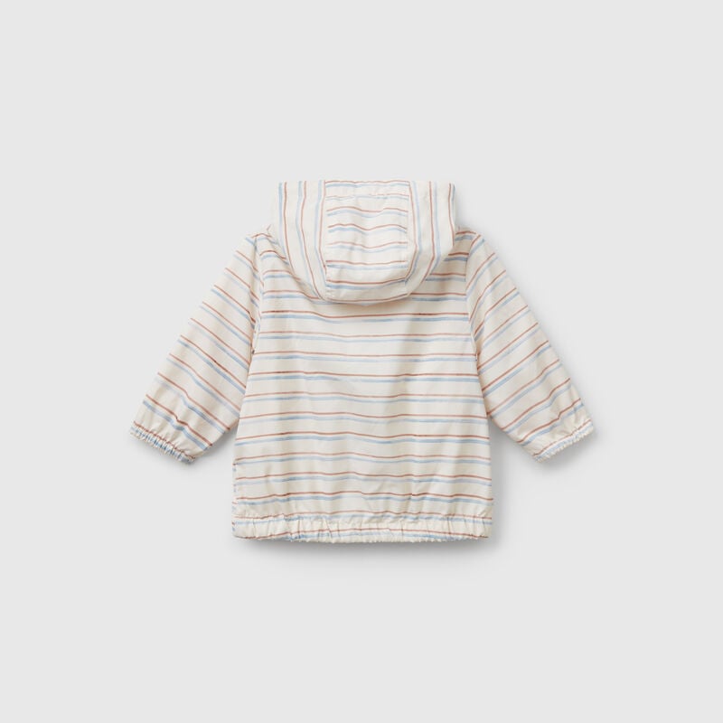 Jacket with allover stripes