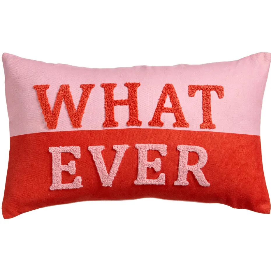 Kwantum Sierkussens | Kussen Whatever Roze 30×50 Cm