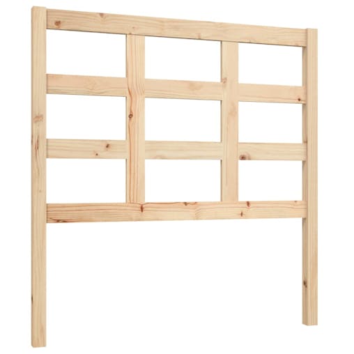NNEVL Bed Headboard 95.5x4x100 cm Solid Wood Pine