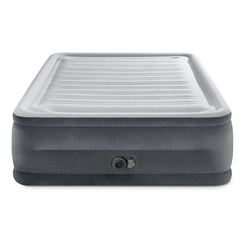 Matelas gonflable Comfort Plush avec gonfleur intégré 152 x 203 x 56 cm INTEX