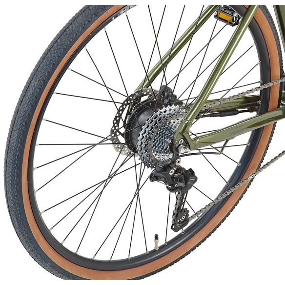 E-Bike City »Graveler 1.0«, 28 Zoll, heckmotor 36 V, 10-Gang, grün