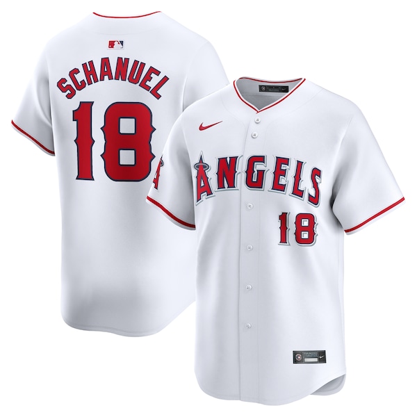 Nolan Schanuel Los Angeles Angels Nike Home Limited Player Jersey - White