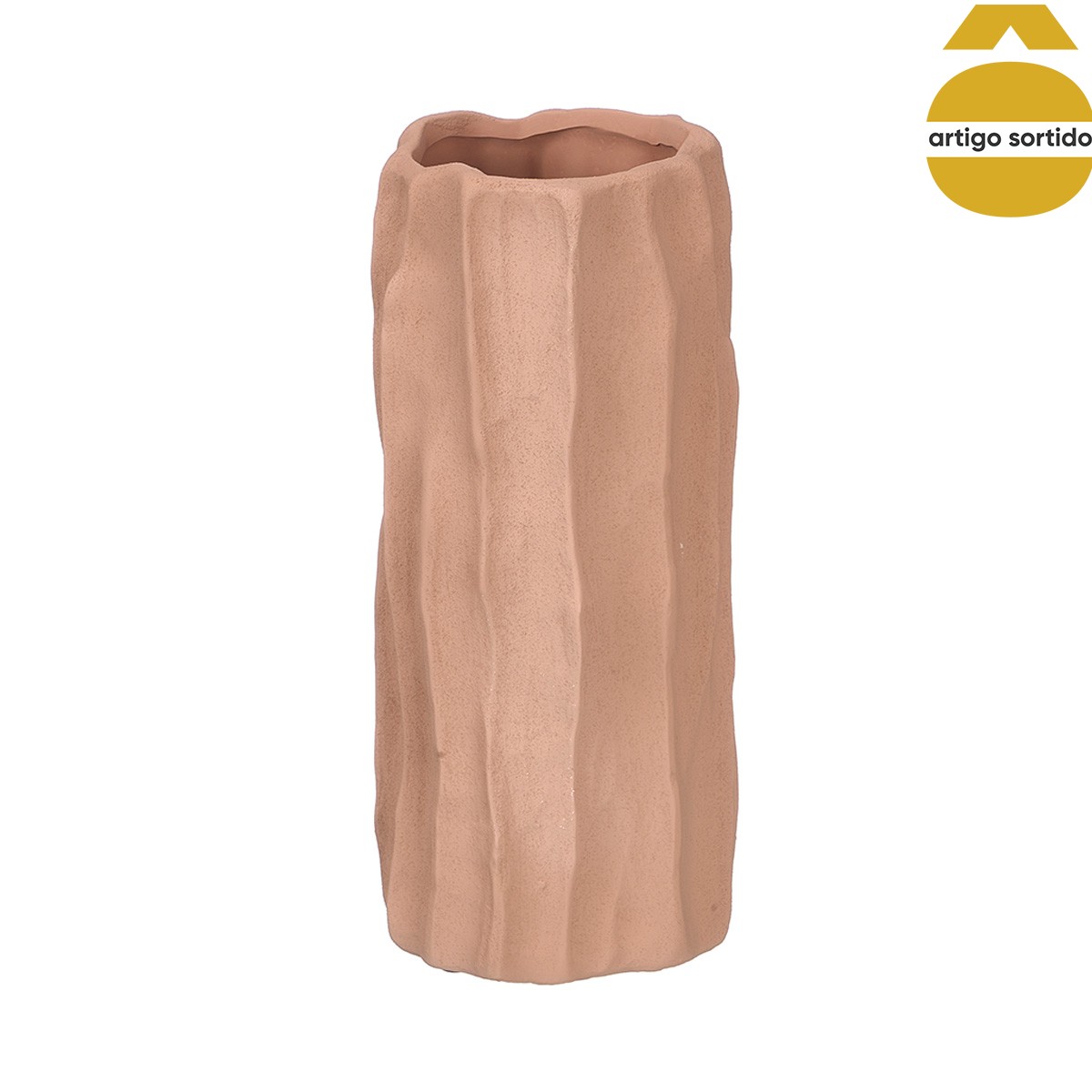 Jarra ondulada em cerâmica 27cm