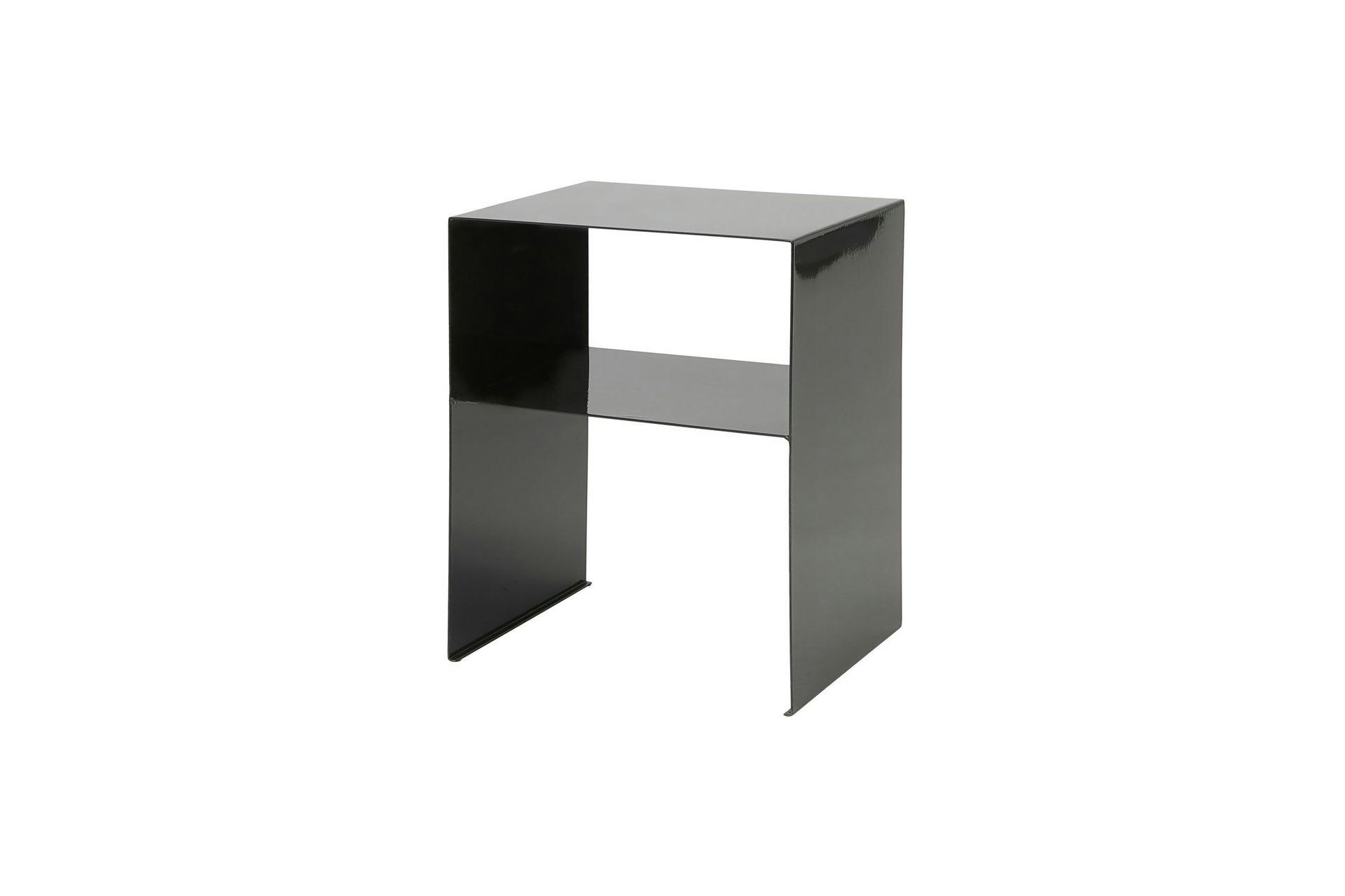 FARI - Table d'appoint en acier noir