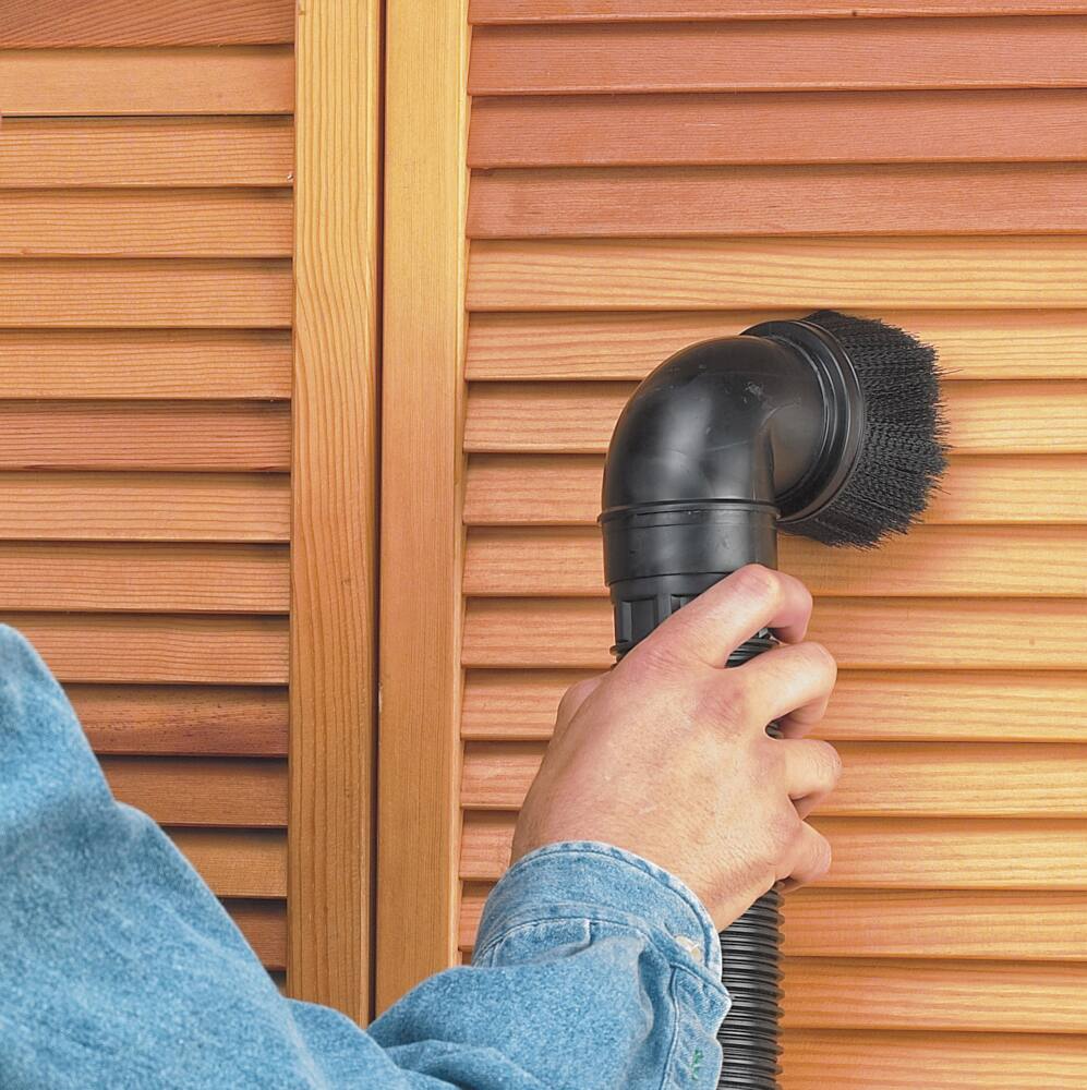 Shop-Vac® CV2RB Round Dusting Brush for Wet/Dry Shop Vacuums, 2.5-in