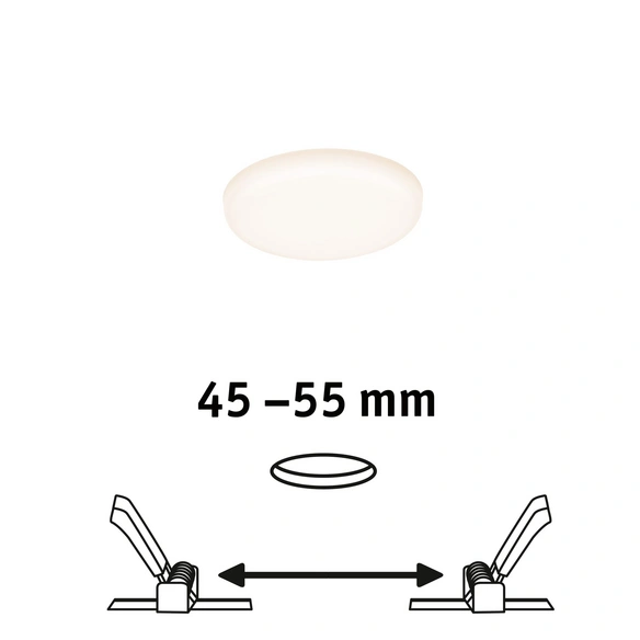 Panel »Veluna VariFit«, satinfarben, inkl. Leuchtmittel, Breite: 7,5 cm