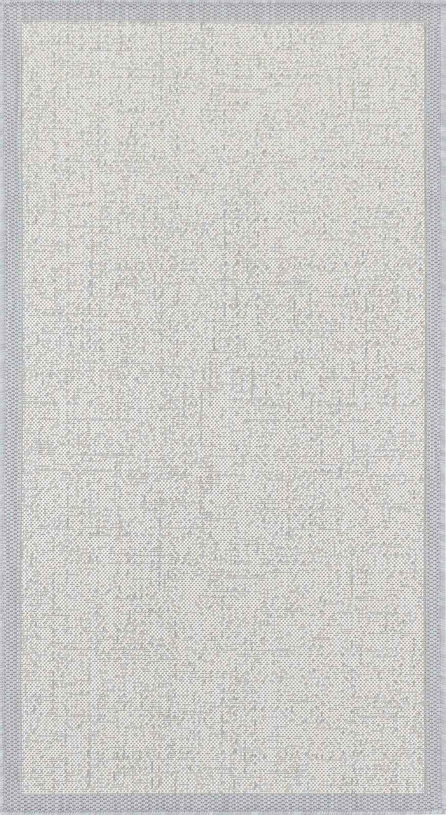 JODY - Tapis d'Extérieur/Intérieur Ivoire/Gris 80x150