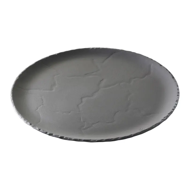 Flacher Teller Slate