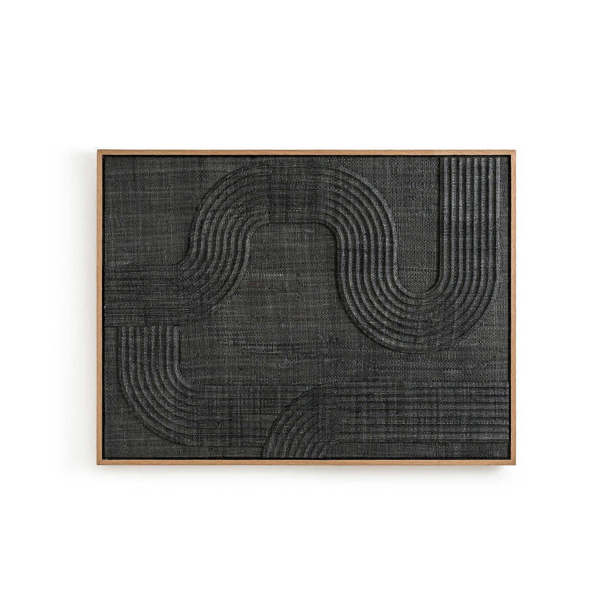 Art mural en feuilles de palmier tissées, Telaga