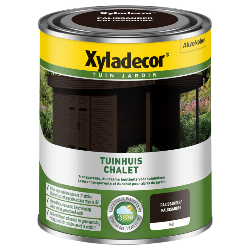 Lasure pour bois Chalet palissandre 0,75 L XYLADECOR