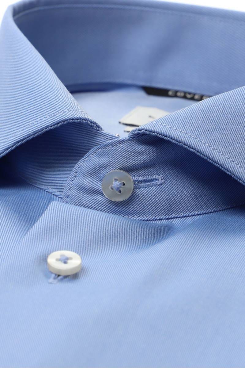ETERNA Cover Shirt Slim Fit Hemd blau, Einfarbig