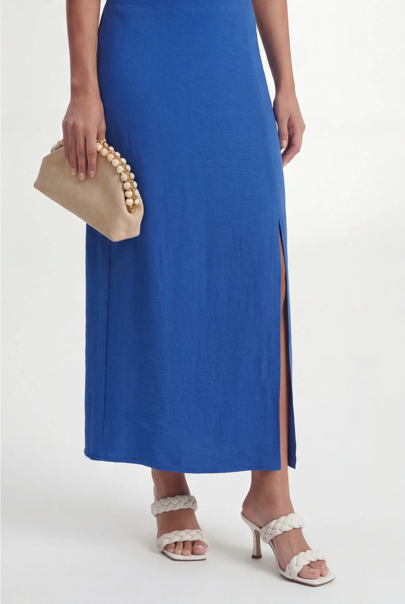 JUPE MIDI - CANDY - COBALT