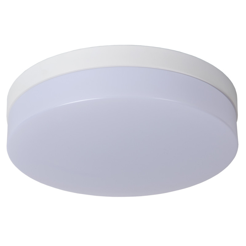 Plafonnier LED pour salle de bain Biskit blanc 1150 lm 18 W LUCIDE