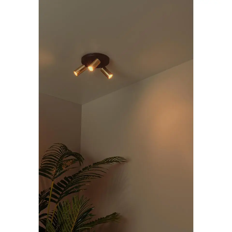 Lucide RITMO Plafondspot - Mat Goud / Messing