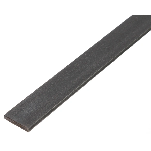 Flachstange, BxL: 30 x 1000 mm, silberfarben