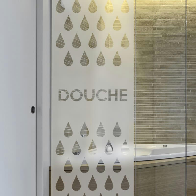 - Film Occultant douche pour Vitre/Douche 185x55cm