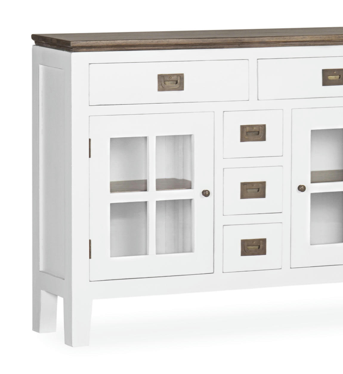 EVEREST - Console en bois blanc L 105 cm