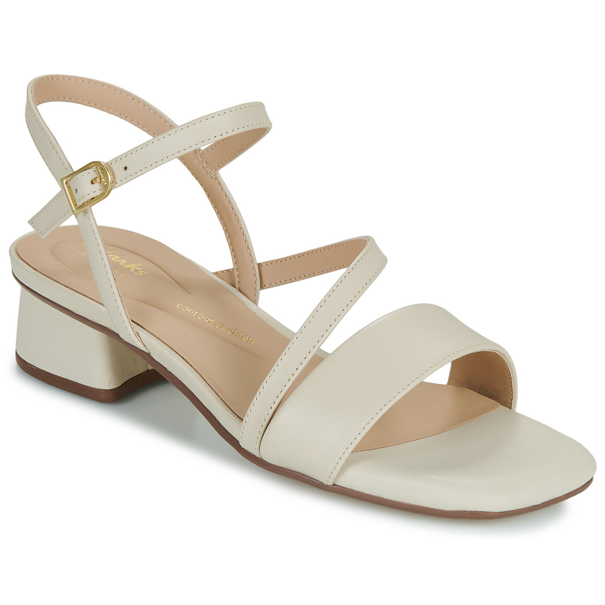 Clarks - Serina35 Strap - White
