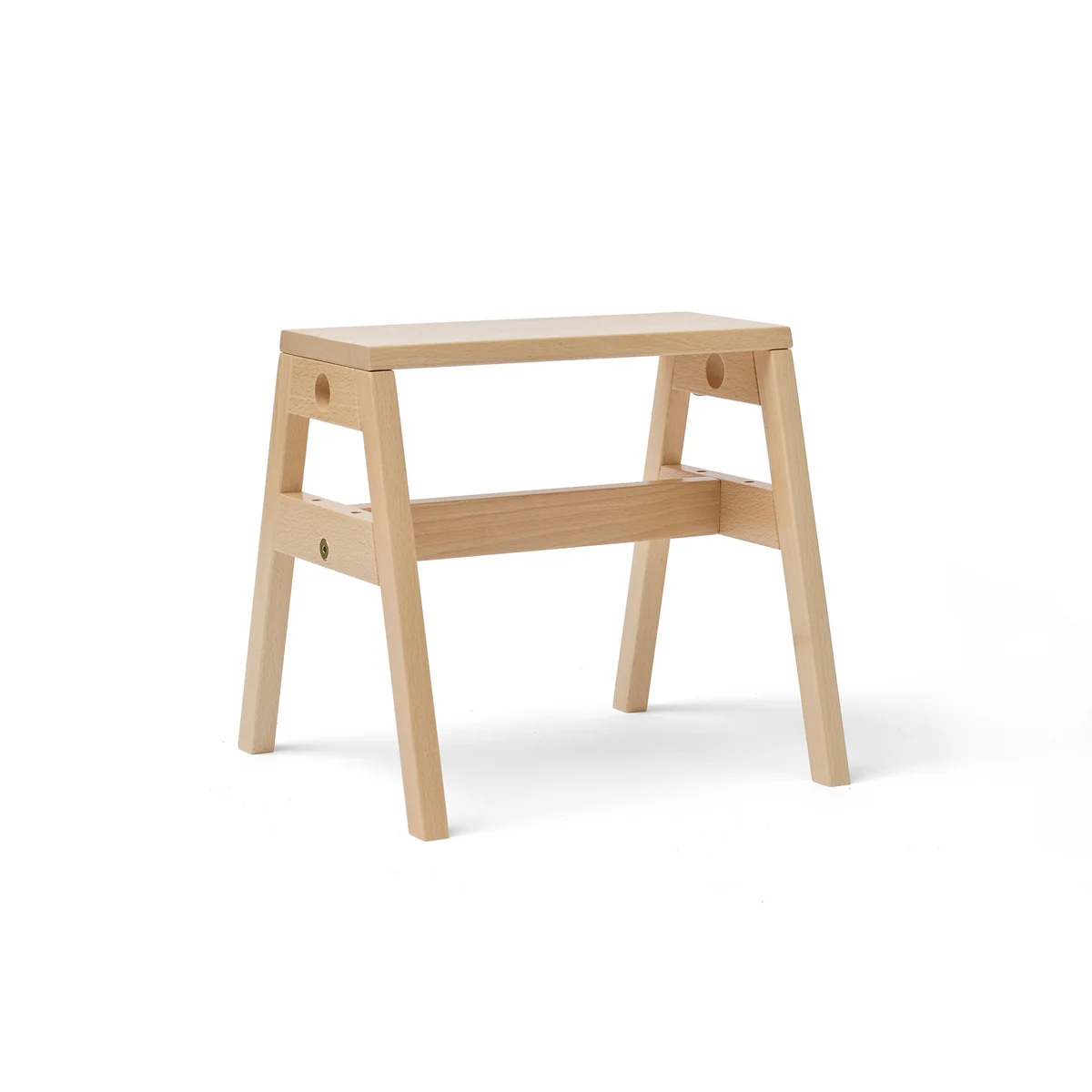 Kids Concept - Saga Hocker, 32 x 30 x 30 cm, Buche natur