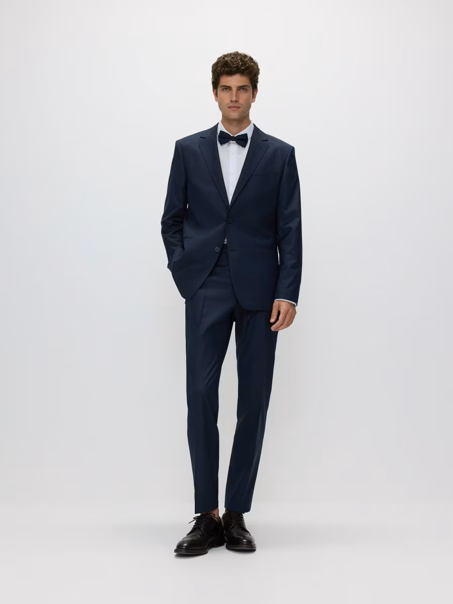 Suit Trousers With Wool Blend