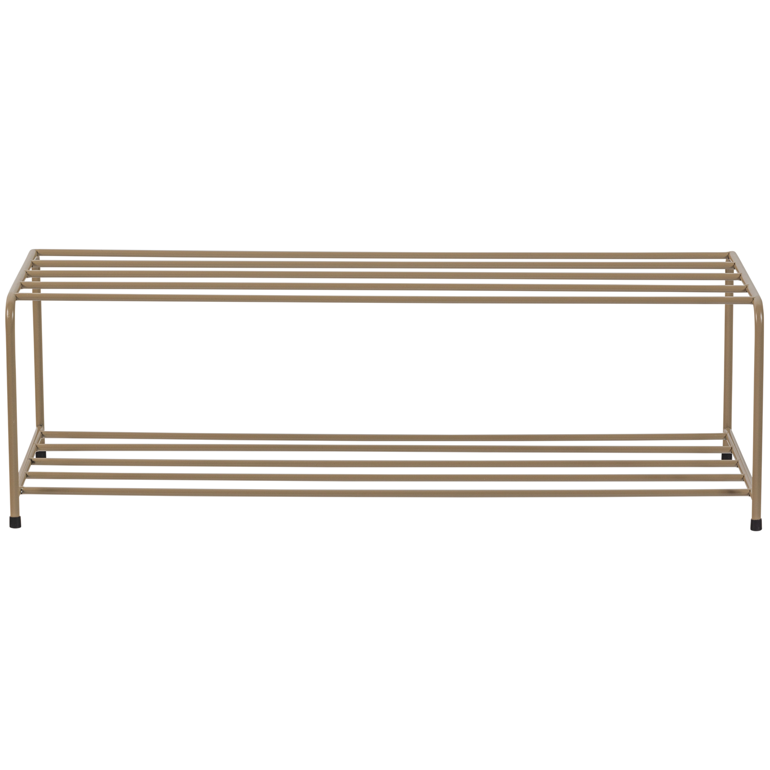 WOOOD schoenenrek Josse - Metaal - Militair Bruin - 25x80x33