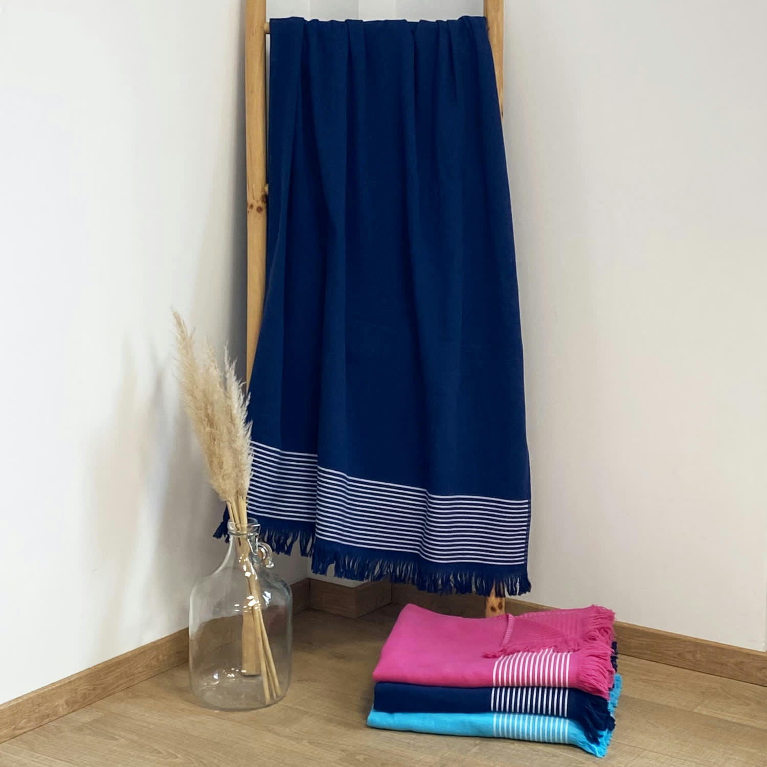 DOUBLÉE ÉPONGE - Fouta doublée éponge 