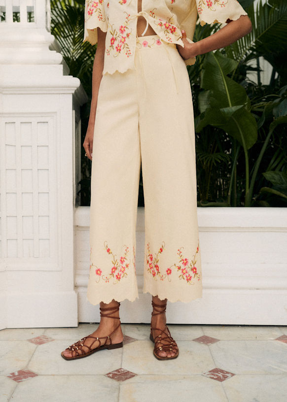 Cilio Trousers - Sézane x Andion