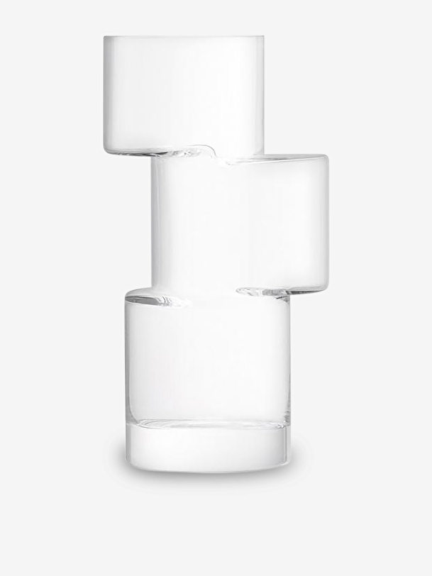 Vase 3 etages verre - lsa transparent