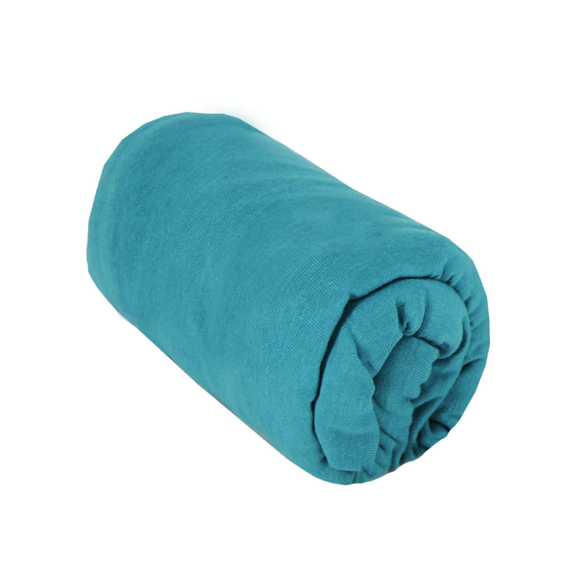 - Drap-housse bébé bleu en coton 70x140 cm