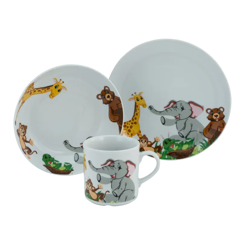 Kinderteller 3-teilig Nature Collection