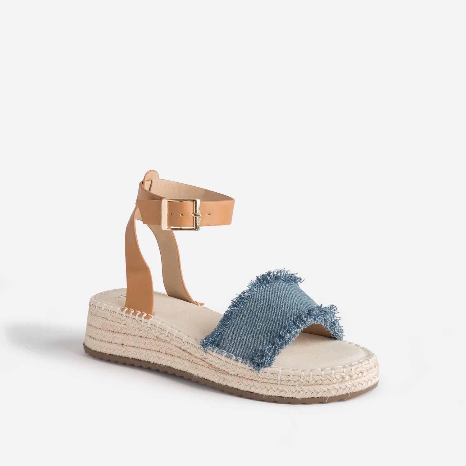 Sandale TEXTO en jean bleu